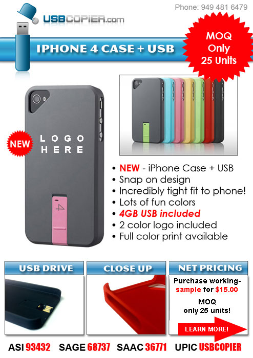 iPhone Case with USB drive